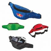 Cangurera de poliéster de 2 compartimentos Run